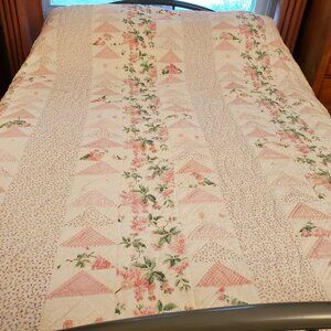 Impressions Brand Cotton Floral Quilt